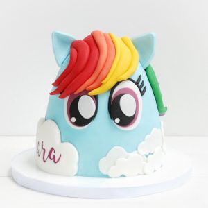 Rainbow dash my little pony cake